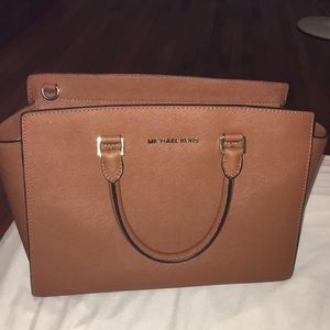 MK large saffino handbag comes w/o strap